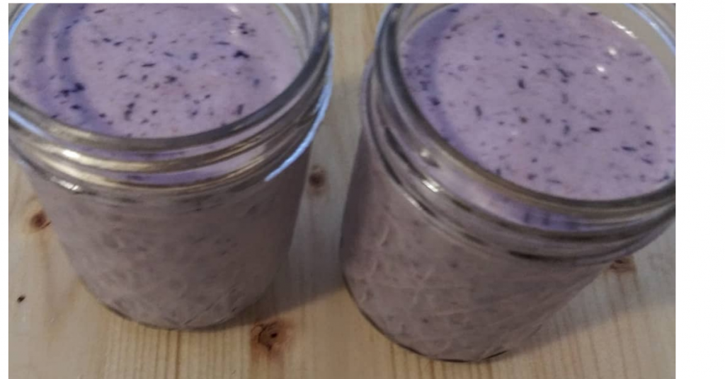 Dairy Free Coconut Blueberry Smoothie